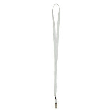 Шнурок для бейджа с металлическим клипом Axent 4532-21-A, белый