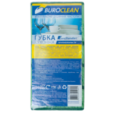 Губки кухонные крупнопористые 5шт, 100х70мм BuroClean EuroStandart