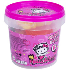 Цветное тесто для лепки Kite Hello Kitty HK21-137, 8*20г+2 формочки+стек