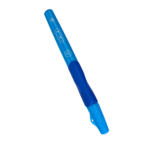 Ручка шариковая для левши с резиновым грипом, синий, дисплей, KIDS Line