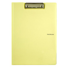 Папка-планшет с металлическим клипом Axent Pastelini 2514-26-A, A4, жёлтый