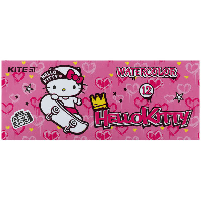 Фарби акварельні Kite Hello Kitty HK21-041, 12 кольорів - HK21-041 Kite