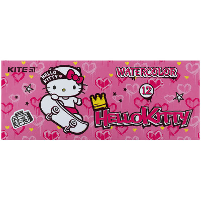 Краски акварельные Kite Hello Kitty HK21-041, 12 цветов - HK21-041 Kite