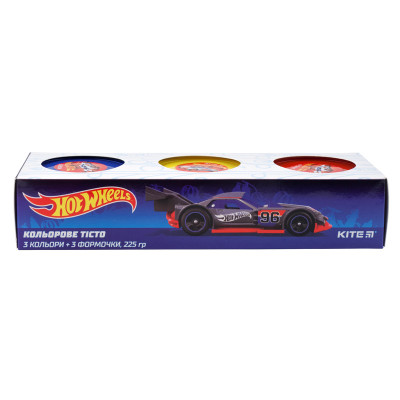 Цветное тесто для лепки, 3*75г Kite Hot Wheels HW19-151 HW19-151