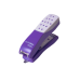 Степлер пластиковый ШАХМАТКА, 12 л., (скобы №10), 108х50х25 мм, фиолетовый