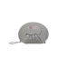 Кейс для монет CAT LOVER, плоский 12,5x8,5x4,5 см, сірий з зображенням кота із блискіток - ZB.702203 ZiBi
