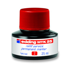 Чорнило для заправки Permanent e-MTK25 червоне