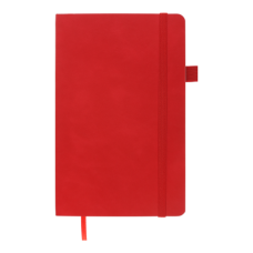 Книга записна PRIMO 125*195, 96 арк., клітинка, обкл. штучна шкіра, червоний