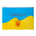 Папка на ZIP А4, UKRAINE, ARABESKI, желтая - BM.3962-12 Buromax