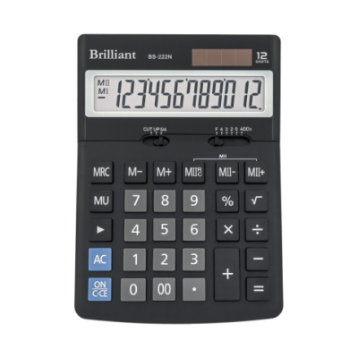 Калькулятор BS-222N 12р., 2-пит - BS-222N Brilliant