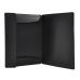 Папка на резинках, JOBMAX, А4, непрозр.пластик, черная - BM.3911-01 Buromax
