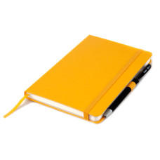 Книга записна Partner, 125*195, 96арк, кліт, жовта
