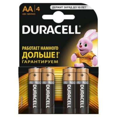 Элемент питания (батарейка) DURACELL LR6 (AA)