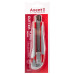 Нож канцелярский Axent 6702-A, с металлическими направляющими, резиновые вставки, лезвие 18 мм - 01664 Axent