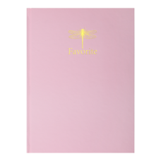 Книга канцелярская FAVOURITE, PASTEL, А4, 96 л., клетка, офсет, тв.ламинированная обложка, розовая