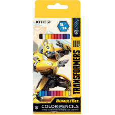 Карандаши цветные двусторонние Kite Transformers TF20-054, 12 шт.