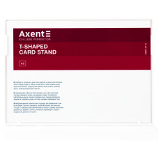 Табличка информационная Axent 6266-21-A, A5, горизонтальная, белая