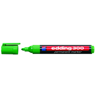 Маркер Permanent e-300 1,5-3 мм круглий зелений - e-300/04 Edding