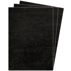 Обкладинки картонні А3 DELTA 250 мкм, "під шкіру", чорні