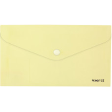 Папка-конверт на кнопці DL, Pastelini, жовта