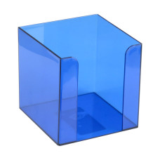 Куб для бумаги Axent Delta D4005-02, пластиковый, 90х90х90 мм, синий