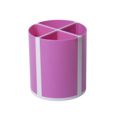 Підставка для пишучого приладдя ТВІСТЕР рожева, 4 відділення - ZB.3003-10 ZiBi