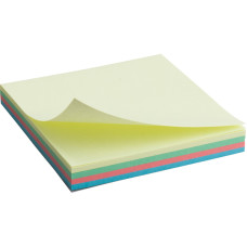 Блок бумаги с липким слоем Axent 2325-01-A, 75x75 мм, 100 листов, пастельные цвета