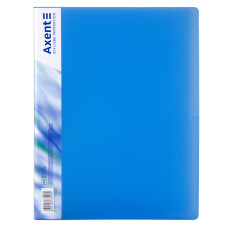 Папка с прижимом Axent 1301-22-A, А4, с внутренним карманом, синяя