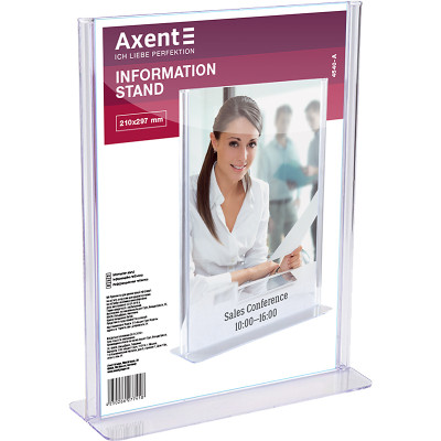 Табличка информационная Axent 4540-A, А4, вертикальная - 4540-A Axent