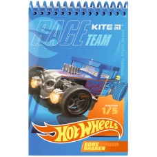 Блокнот пластиковый Kite Hot Wheels HW21-196, А6, 48 листов, нелинованный