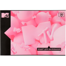 Тетрадь-планшет для рисования Kite MTV MTV20-246, 30 листов