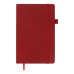 Книга записна PRIMO 125*195, 96 арк., клітинка, обкл. штучна шкіра, бордовий - BM.291161-13 Buromax