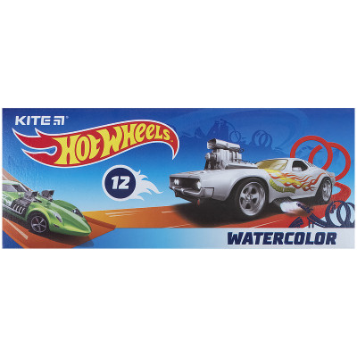 Фарби акварельні Kite Hot Wheels HW21-041, 12 кольорів - HW21-041 Kite