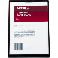 Табличка информационная Axent 6252-01-A, А6, вертикальная, черная