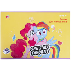 Тетрадь для рисования Kite My Little Pony LP21-241, 12 листов