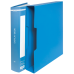Папка пластиковая с 80 файлами, А4, в пласт.чехле, синяя - BM.3628-02 Buromax