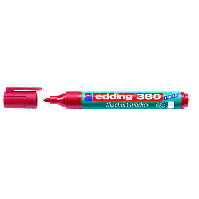 Маркер Flipchart e-380 1,5-3 мм круглый красный - e-380/02 Edding