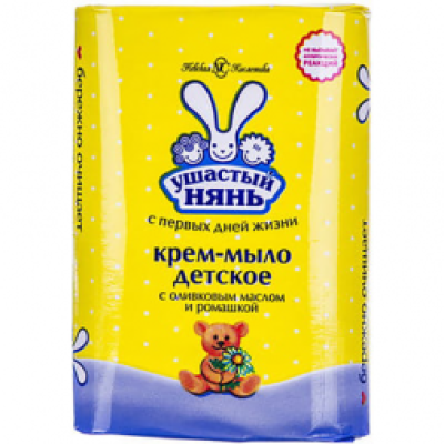 Крем-мыло с ромашкой, Ушастый нянь 90 гр yn.01972