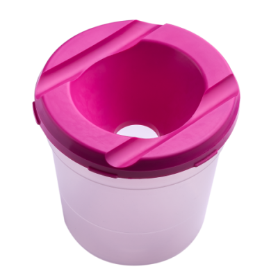 Склянка-непроливайка, рожева - 000010550 ZiBi