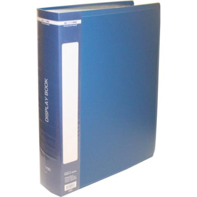 Папка з 100 файлами А4 (у чохлі), синій - BM.3633-02 Buromax