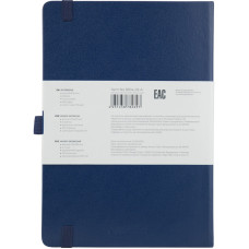 Книга записная Axent Partner Prime 8304-02-A, A5, 145x210 мм, 96 листов, точка, твердая обложка, темно-синяя