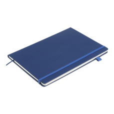 Книга записна PRIMO 190*250, 96 арк., клітинка, обкл. штучна шкіра, синій