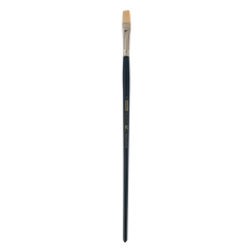 Кисть синтетика, Ocean 6974, плоская, № 6, длинная ручка, ART Line
