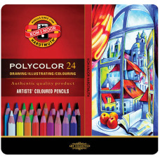 Художественные цветные карандаши POLYCOLOR, 24 цв.