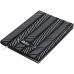 Блокнот діловий RELAX А5, 96 арк, лінія, обкладинка штучна шкіра, чорний - BM.295201-01 Buromax