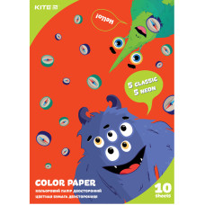 Бумага цветная двусторонняя Kite Jolliers K20-288