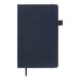 Книга записна PRIMO 125*195, 96 арк., клітинка, обкл. штучна шкіра, синій - BM.291161-02 Buromax