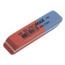 Ластик двойной с абразивной частью L, 58x14x8 мм, красно-синий - BM.1121 Buromax