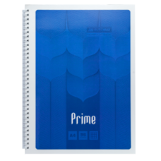 Тетрадь для записей PRIME, А4, 96 л., клетка, картонная обложка, синяя