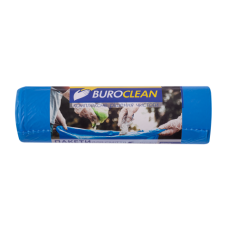 Пакети для сміття  160л10 шт, міцні, сині  900х1200мм, 24мкм BuroClean EuroStandart
